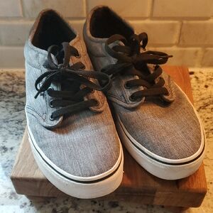 Vans Gray Black Sneakers Classic Design